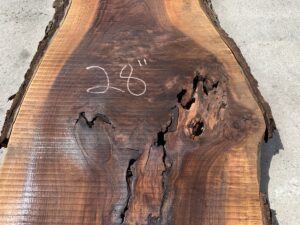 live edge walnut slab, walnut crotch, unsteamed walnut, rustic walnut slab