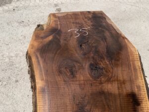 live edge walnut slab, walnut crotch, unsteamed walnut, rustic walnut slab