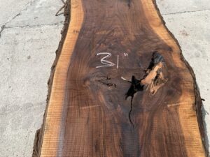 live edge walnut slab, walnut crotch, unsteamed walnut, rustic walnut slab