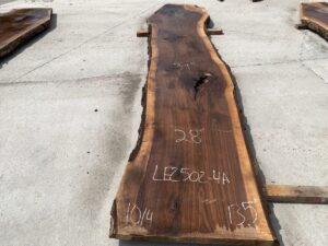 live edge walnut slab, walnut crotch, unsteamed walnut, rustic walnut slab