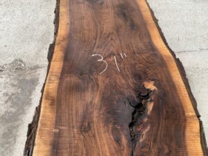 live edge walnut slab, walnut crotch, unsteamed walnut, rustic walnut slab