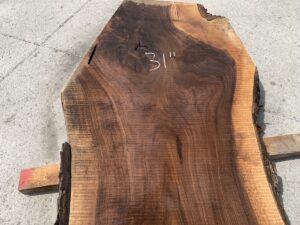 live edge walnut slab, walnut crotch, unsteamed walnut, rustic walnut slab
