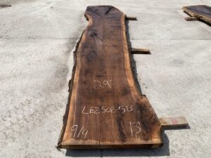 live edge walnut slab, walnut crotch, unsteamed walnut, rustic walnut slab