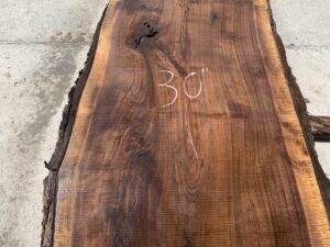 live edge walnut slab, walnut crotch, unsteamed walnut, rustic walnut slab