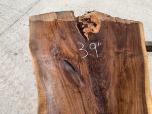 live edge walnut slab, unsteamed walnut, rustic walnut slab