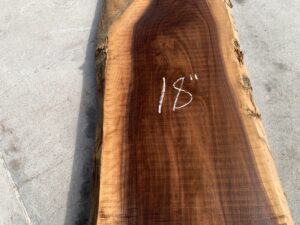 live edge walnut slab, rustic walnut slab, unsteamed walnut