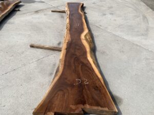 live edge walnut slab, rustic walnut slab, unsteamed walnut