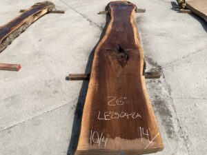 live edge walnut slab, rustic walnut slab, unsteamed walnut