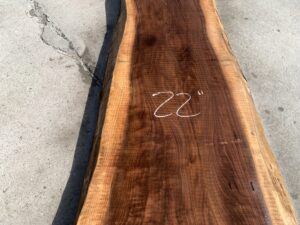 live edge walnut slab, rustic walnut slab, unsteamed walnut
