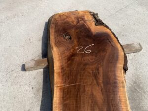live edge walnut slab, rustic walnut slab, unsteamed walnut