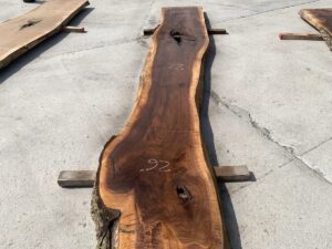 live edge walnut slab, rustic walnut slab, unsteamed walnut