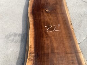 live edge walnut slab, rustic walnut slab, unsteamed walnut