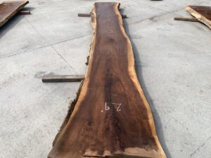 live edge walnut slab, rustic walnut slab, unsteamed walnut