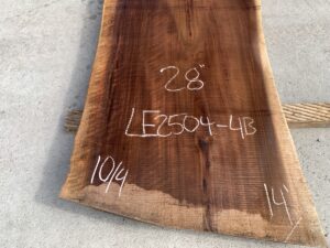 live edge walnut slab, rustic walnut slab, unsteamed walnut