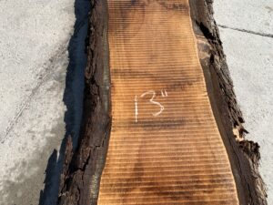 live edge walnut slab, hardwood tabletop, unsteamed walnut