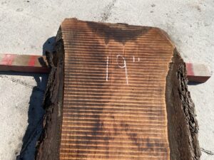 live edge walnut slab, hardwood tabletop, unsteamed walnut