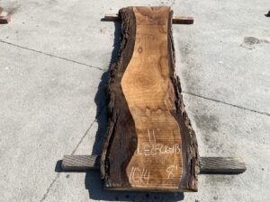 live edge walnut slab, hardwood tabletop, unsteamed walnut