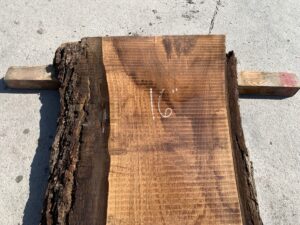 live edge walnut slab, hardwood tabletop, unsteamed walnut