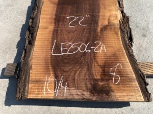 live edge walnut slab, hardwood tabletop, unsteamed walnut