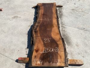 live edge walnut slab, hardwood tabletop, unsteamed walnut