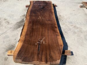 live edge walnut slab, hardwood tabletop, unsteamed walnut