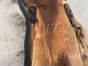 live edge walnut slab, unsteamed walnut, hardwood lumber