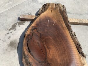 live edge walnut slab, unsteamed walnut, hardwood lumber