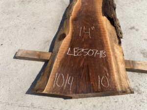 live edge walnut slab, unsteamed walnut, hardwood lumber