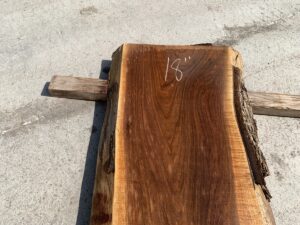 live edge walnut slab, unsteamed walnut, hardwood lumber