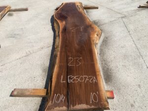 live edge walnut slab, unsteamed walnut, hardwood lumber