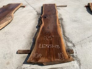 live edge walnut slab, unsteamed walnut, hardwood lumber