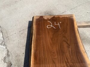 live edge walnut slab, unsteamed walnut, hardwood lumber