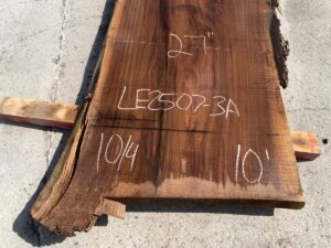 live edge walnut slab, unsteamed walnut, hardwood lumber