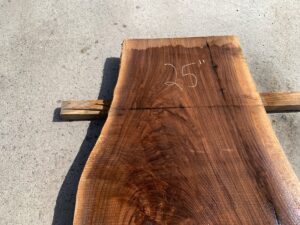 live edge walnut slab, unsteamed walnut, hardwood lumber