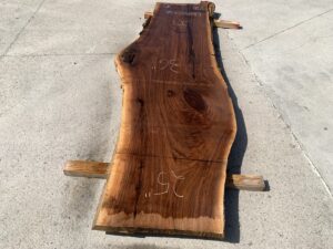 live edge walnut slab, unsteamed walnut, hardwood lumber