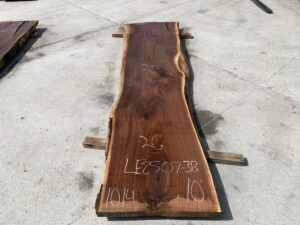 live edge walnut slab, unsteamed walnut, hardwood lumber