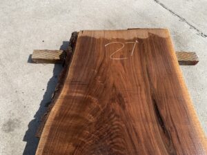 live edge walnut slab, unsteamed walnut, hardwood lumber