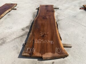 live edge walnut slab, unsteamed walnut, hardwood lumber