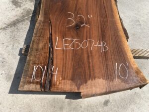 live edge walnut slab, unsteamed walnut, hardwood lumber