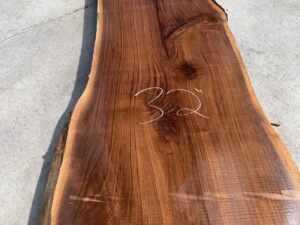 live edge walnut slab, unsteamed walnut, hardwood lumber