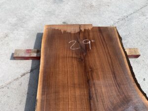 live edge walnut slab, unsteamed walnut, hardwood lumber