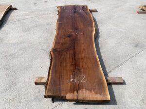 live edge walnut slab, unsteamed walnut, hardwood lumber