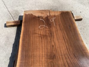 live edge walnut slab, unsteamed walnut, hardwood lumber