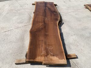 live edge walnut slab, unsteamed walnut, hardwood lumber