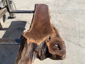 live edge walnut slab, hardwood tabletop, unsteamed walnut