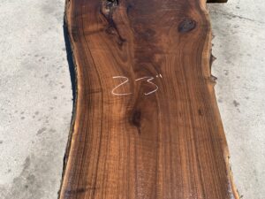live edge walnut slab, hardwood tabletop, unsteamed walnut, figured walnut