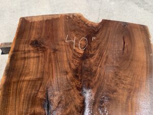 live edge walnut slab, figured walnut, unsteamed walnut