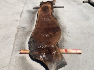 live edge walnut slab, unsteamed walnut, hardwood tops, hardwood bar tops