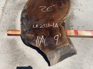 live edge walnut slab, unsteamed walnut, hardwood tops, hardwood bar tops