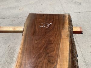 live edge walnut slab, unsteamed walnut, hardwood tops, hardwood bar tops